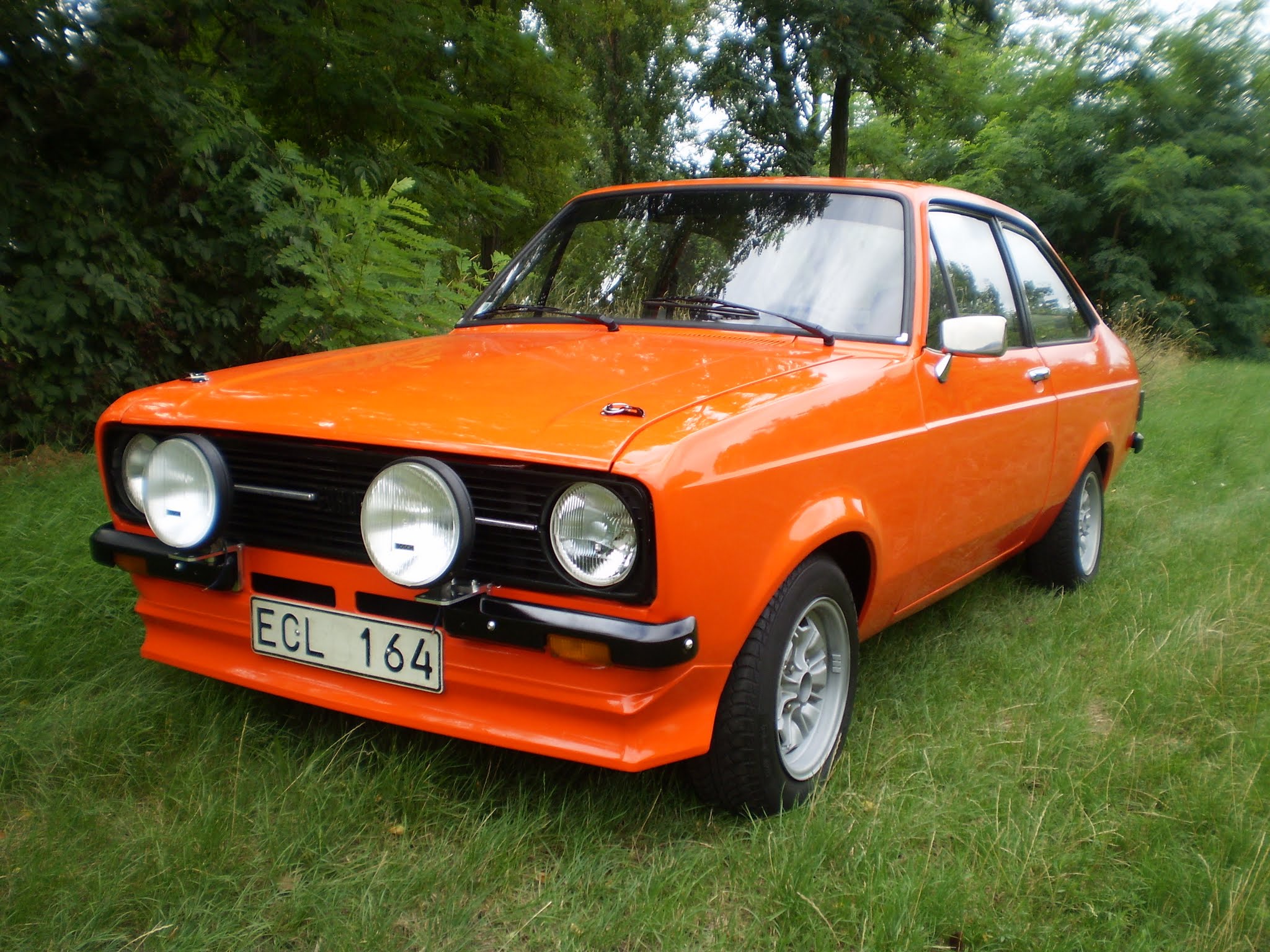Ford Escort MK2, Bonnet, Works arches, X Pack, Forest ...